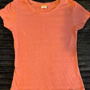 Ohno brand women's 2XS orange bamboo t-shirt